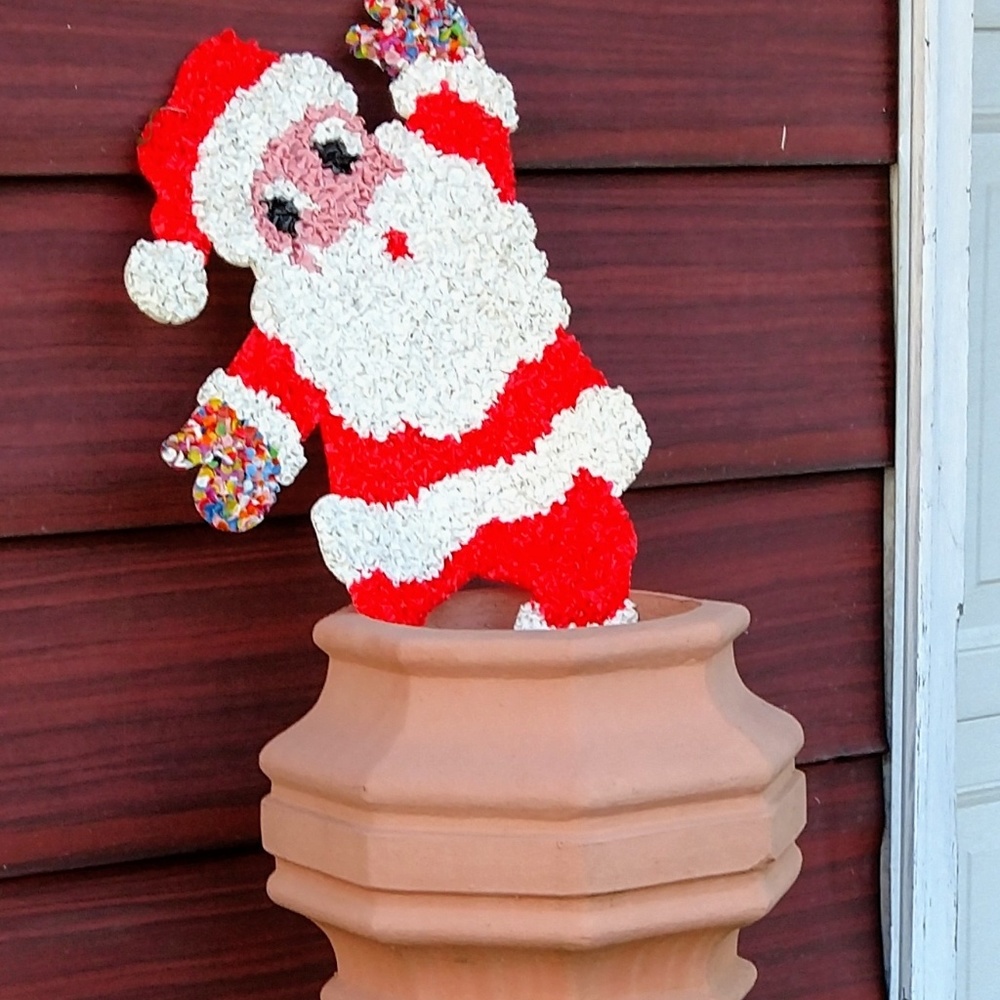 Vintage Santa sign
